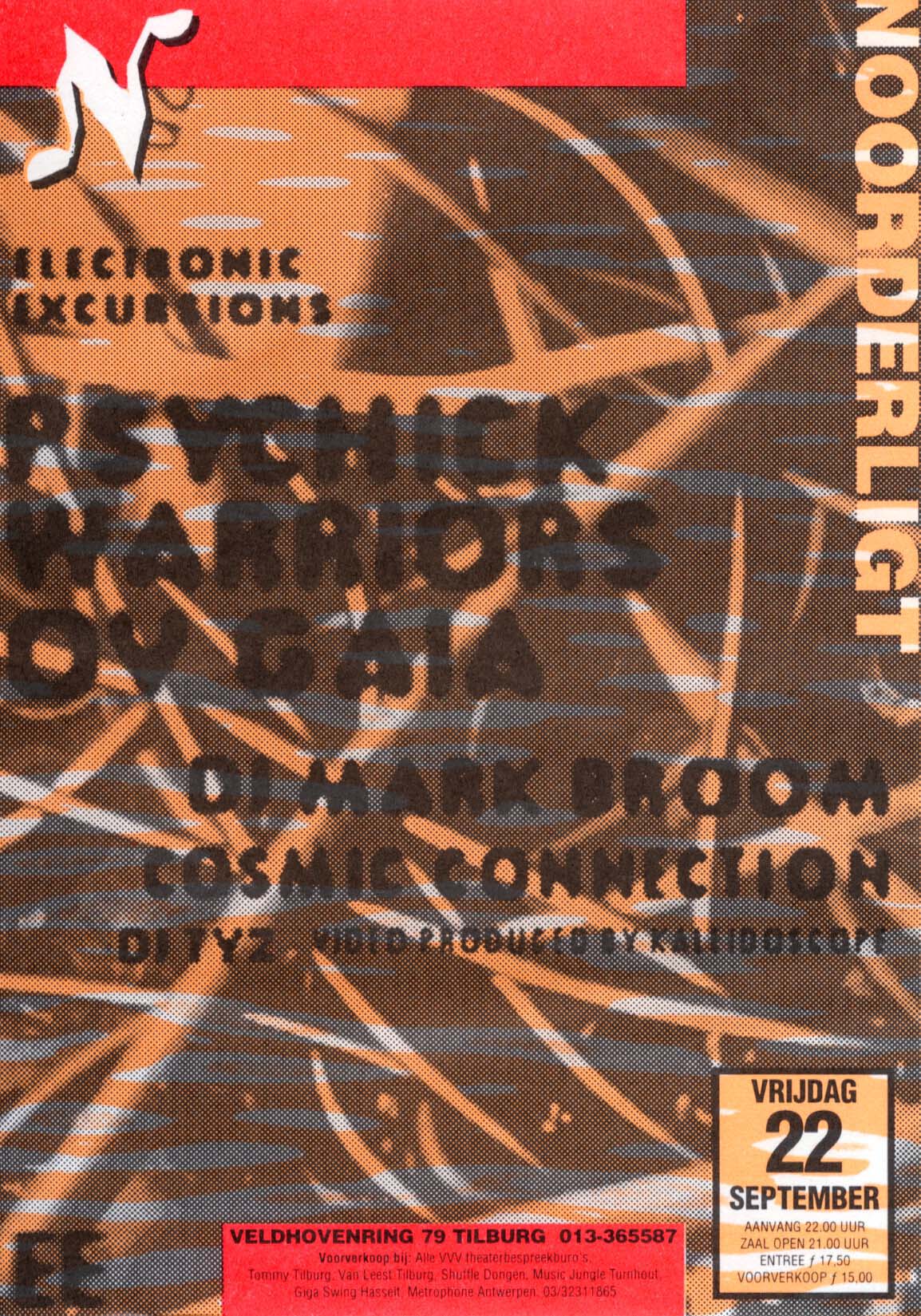 Psychick Warriors ov Gaia + Cosmic Connection & DJ Mark Broom - 22 sep 1995